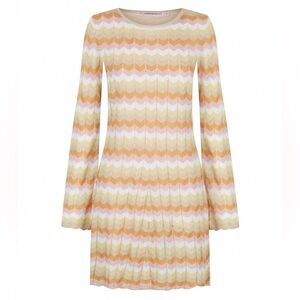 Hansen & Gretal Ashlen Dress in Sunset Ripple Size Medium